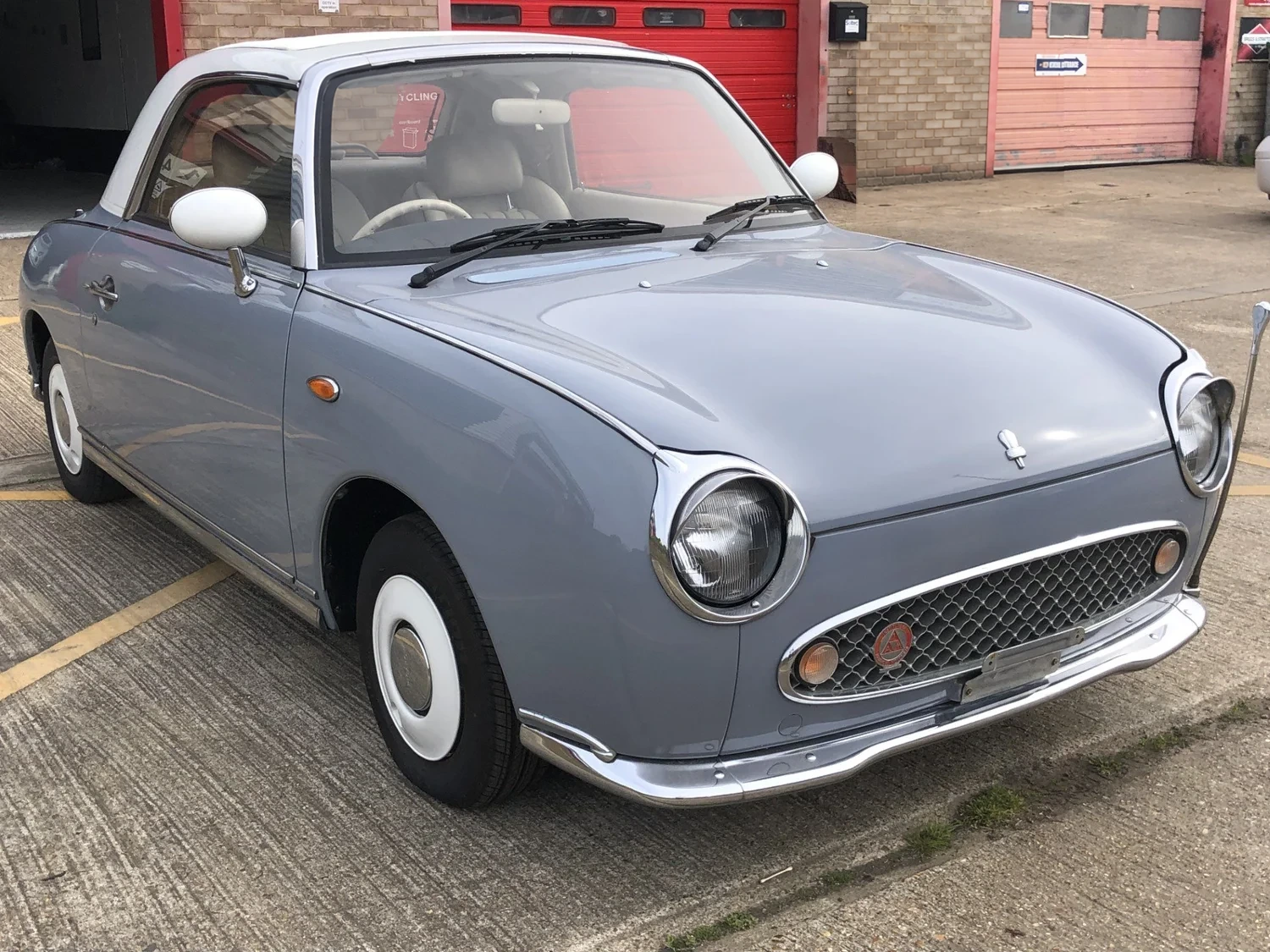 Lapis Grey Nissan Figaro – 65,000 miles