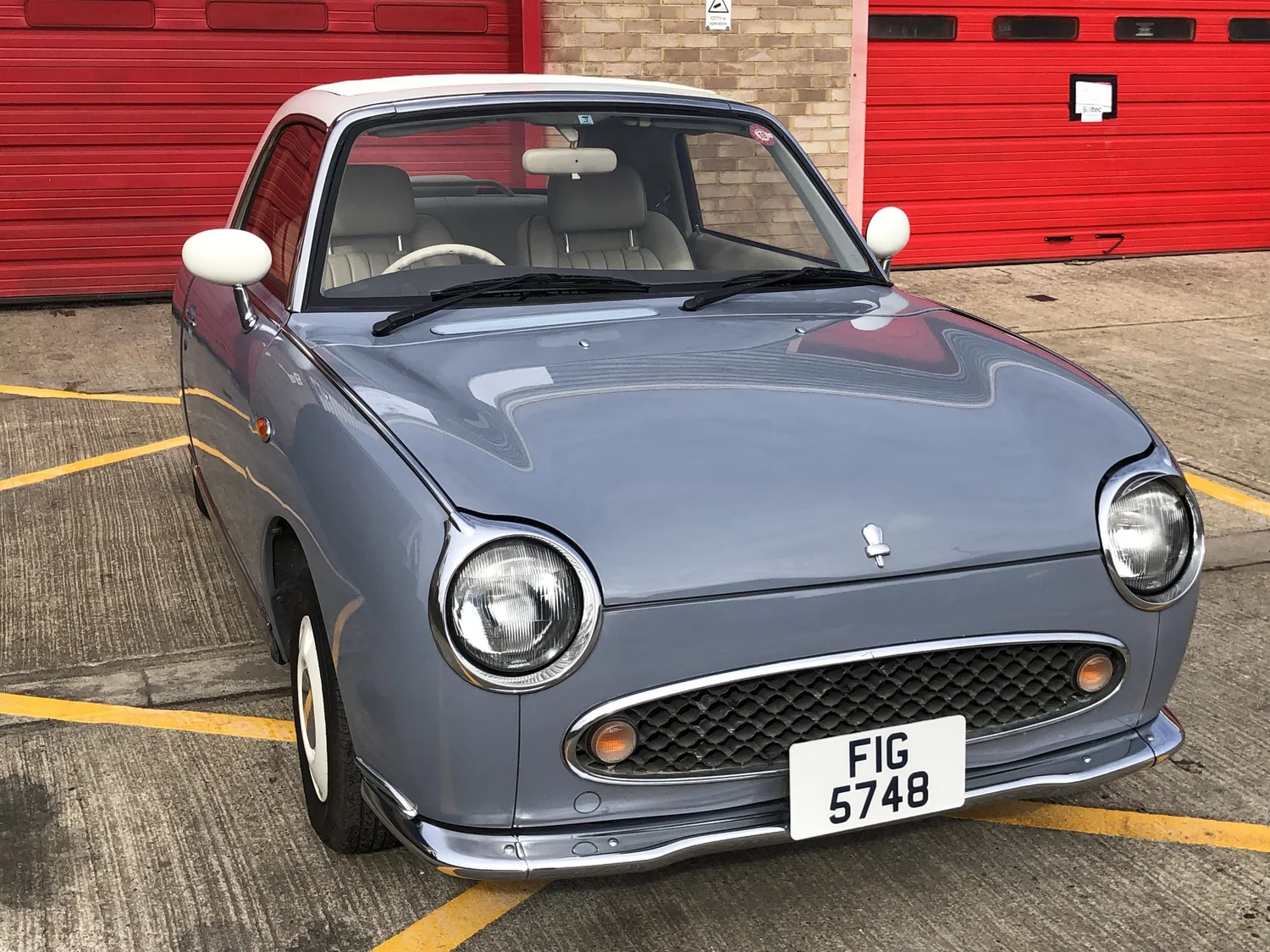 Lapis Grey Nissan Figaro – 80,000 miles