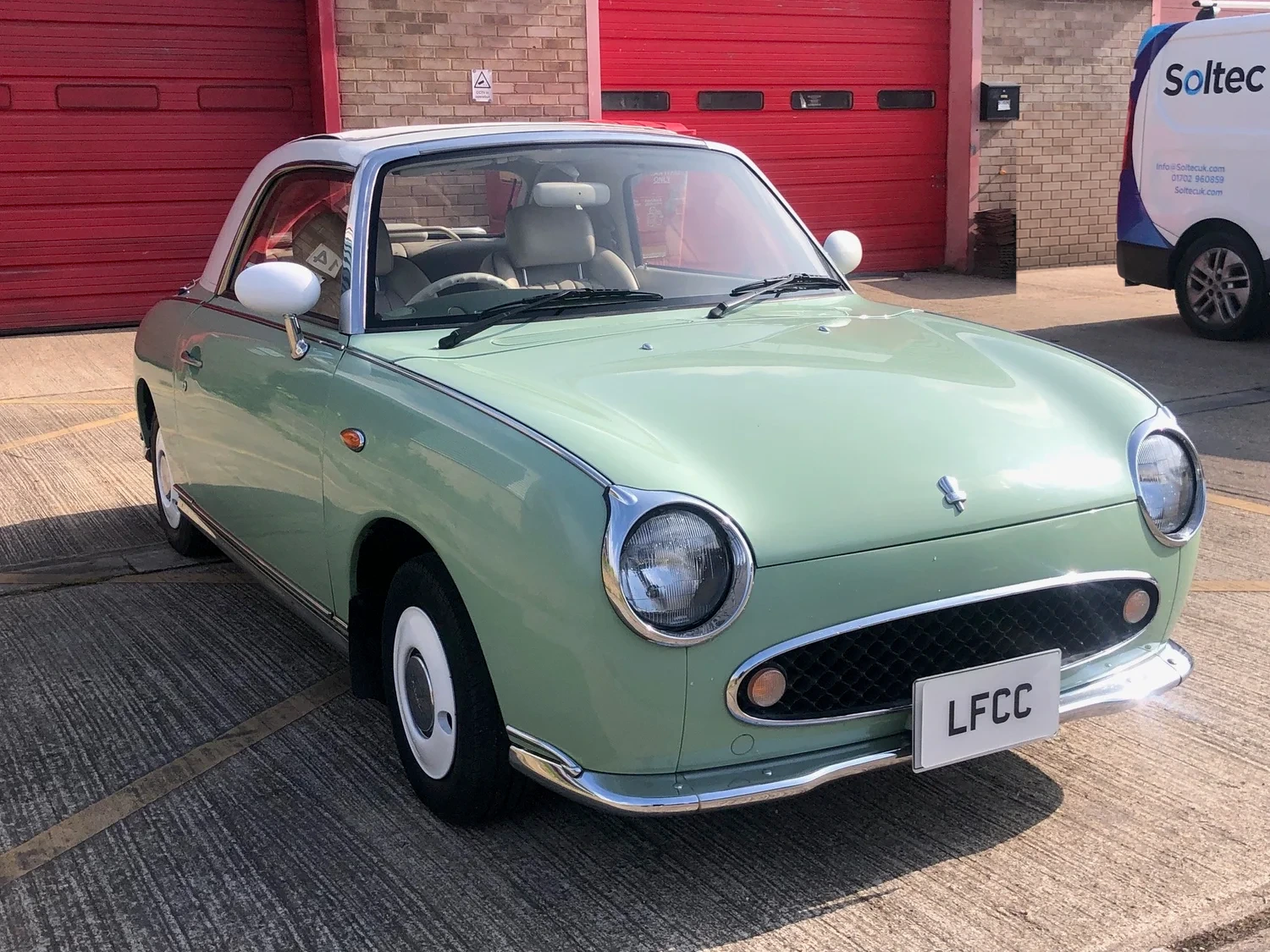 Emerald Green Nissan Figaro – 90,000 miles