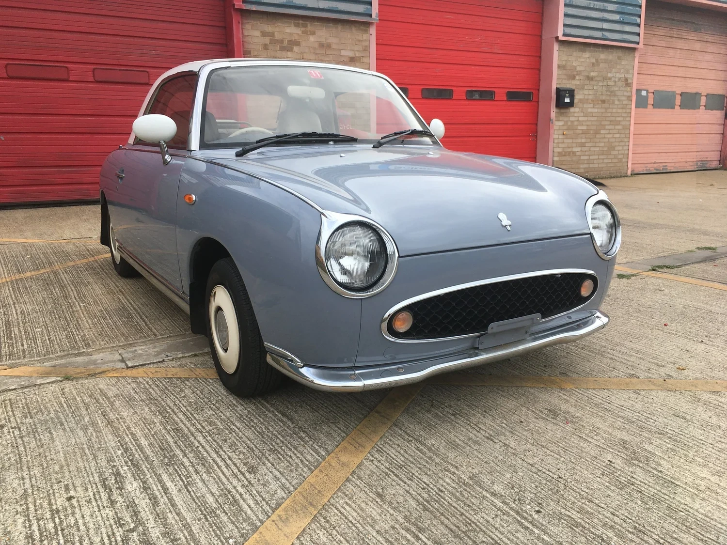Lapis Grey Nissan Figaro – 101,000 miles