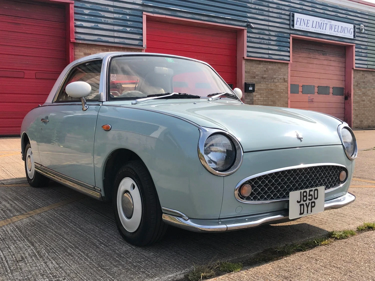Pale Aqua Nissan Figaro – 59,000 miles