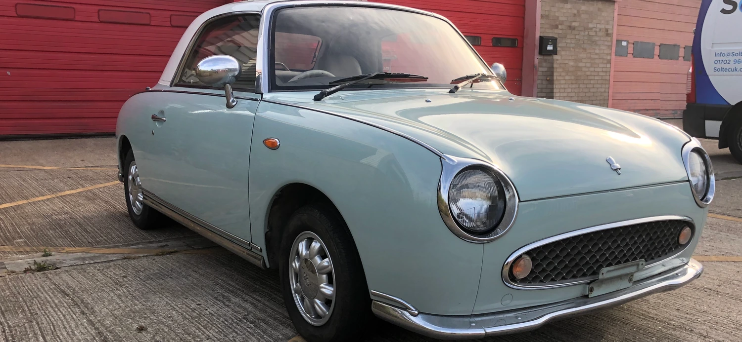 Pale Aqua Nissan Figaro – 62,000 miles