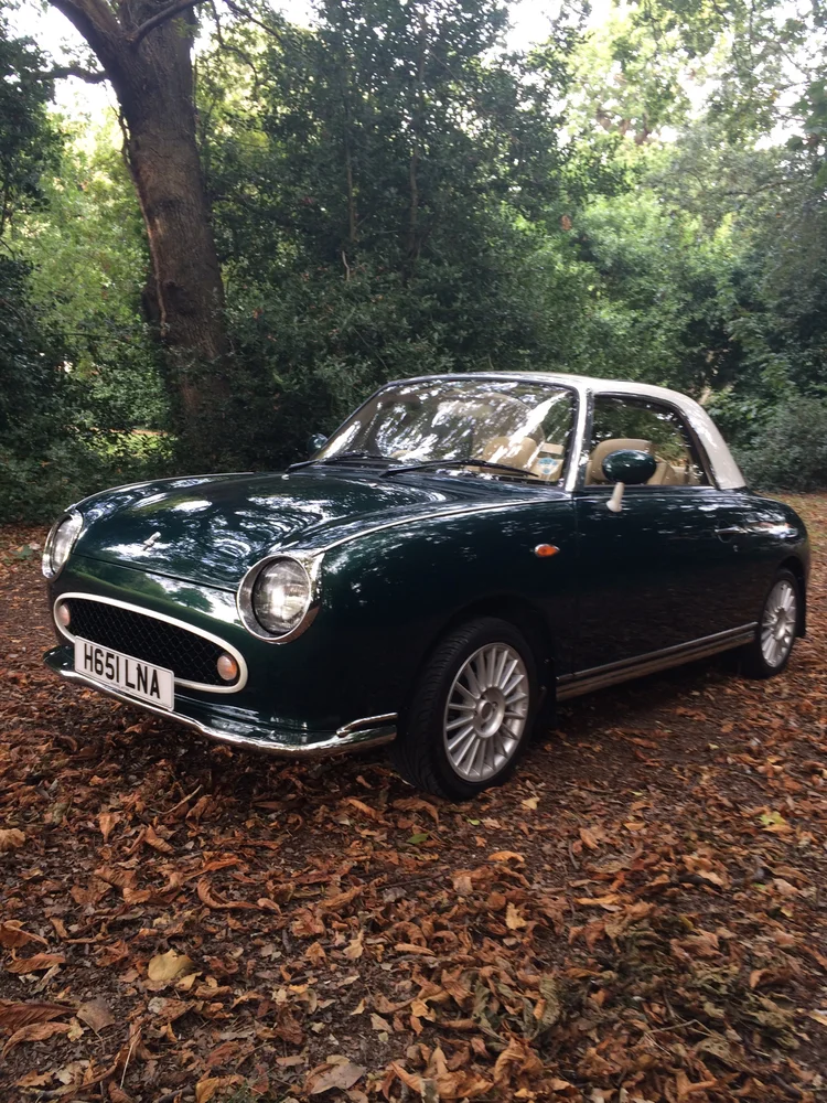 British Racing Green Figaro exterior