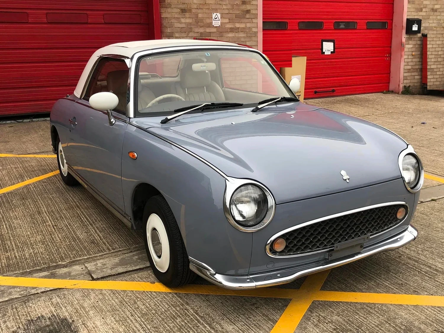 Lapis Grey Nissan Figaro – 85,000 miles