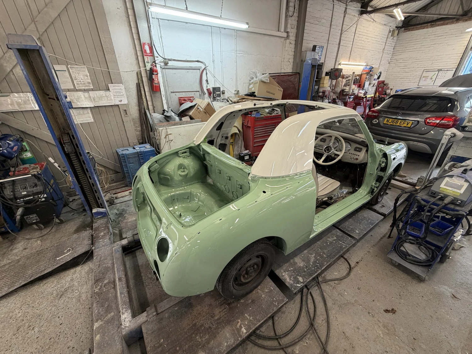 Emerald Green Nissan Figaro – 52,000 miles